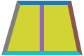 Trapezoid, colored design