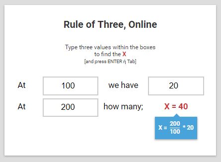 Rule of Three, Web App