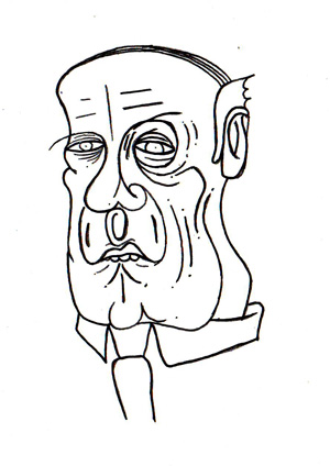 Lined Character, Illustration, character on paper