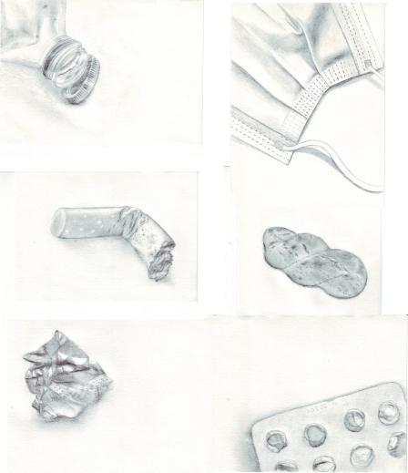 Pencil drawing on paper