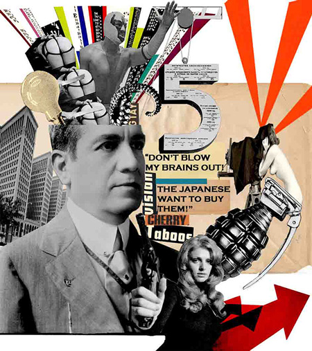 4 Collage, Art Excibition Poster
