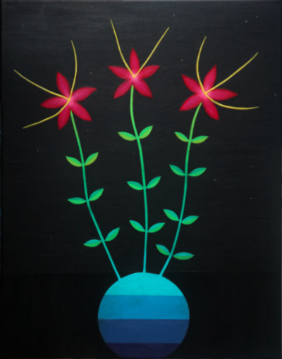 Star Flowers, Painting