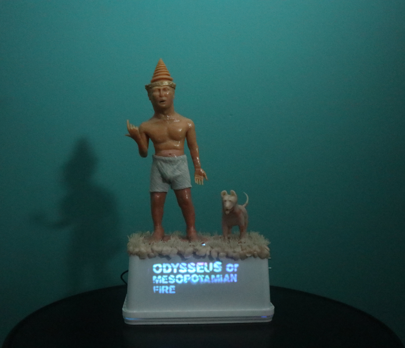 Odysseus or Mesopotamian Fire, Sculpture - Installation
