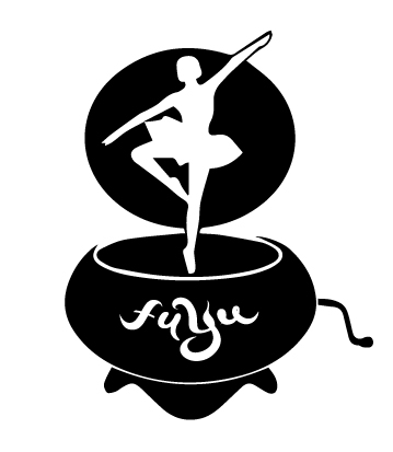 Fuyu Stencil, Ballet Dancer, graphic design